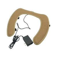 Heated Toilet Seat Cover, PU Waterproof Constant Temperature Electric Heating Toilet Seat Cushion with Hook and Loop Fastener