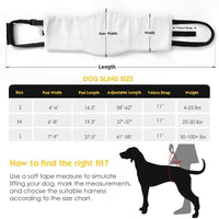 Dog Rear Leg Support Harness for Rehabilitation and Mobility Assistance