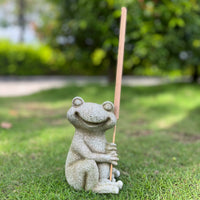 Creative Frog Mosquito Coil Holder Outdoor Garden Patio Animal Decor