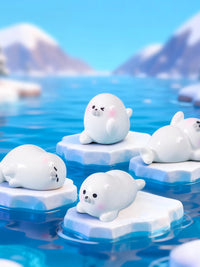 Miniature Seal Ocean Animal Figurines for Micro Landscape and Aquarium Decor