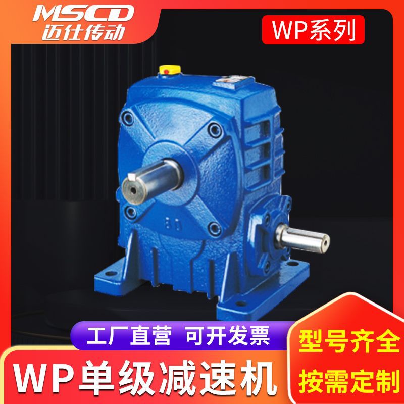Worm Gear Speed Reducer Single Stage Precision Gearbox for Industrial Mixing