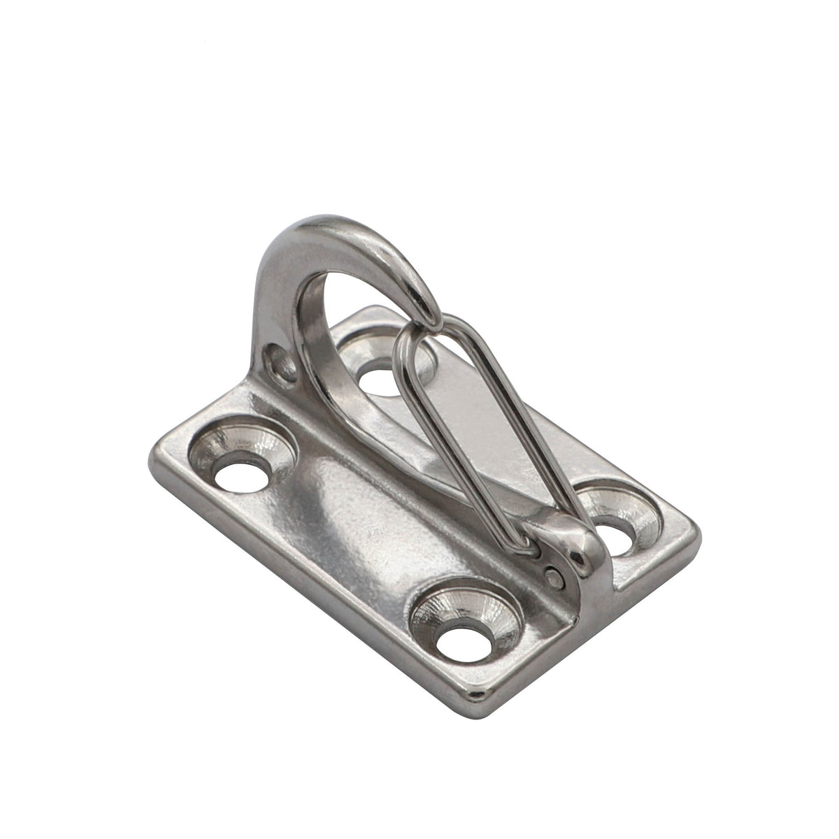 Square Buckle Spring Coat Hook Wall Mount Rope Hook for Marine and General Use