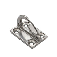 Square Buckle Spring Coat Hook Wall Mount Rope Hook for Marine and General Use