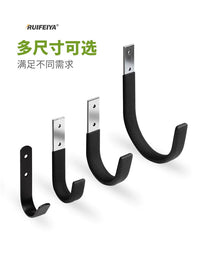Heavy Duty Wall Mount Hose Hanger Garage Tool Organizer Large Iron Hook for Garden Water Pipes Cables
