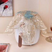 Lace Dust Cover for Air Fryer, Rice Cooker, and Kitchen Appliances - Multi-functional Embroidered Appliance Cover