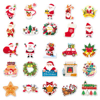 102-Piece Christmas Sticker Set for DIY Crafts and Decoration
