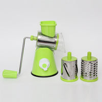 Multifunctional Rotary Vegetable Slicer and Shredder for Kitchen