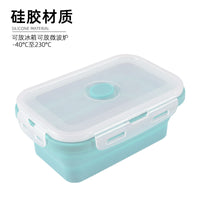 Collapsible Silicone Lunch Box Set for Microwave & Food Storage