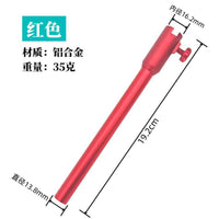 Aluminum Alloy Fishing Bait Plate Holder Rod for Tackle Box and Chair