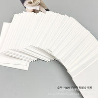 Thick White Cardboard Inserts for Card Protection, 1.5mm Rigid Backing Boards