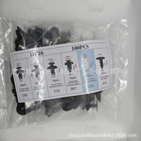 100-Piece Car Bumper Rivet Fastener Clips Assortment Kit with Storage Case