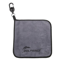 Fishing Towel with Carabiner Clip, Super Absorbent, Quick-Drying, Multi-functional for Lure Fishing