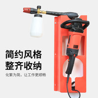 Wall-Mounted Polisher Holder for Car Detailing Tools - Rotary & DA Polishers