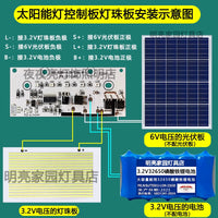 Solar Flood Light Housing Kit with Tempered Glass and Controller for Outdoor Lighting