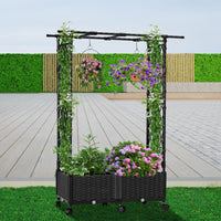 Outdoor Garden Arch Trellis for Climbing Plants and Yard Decor