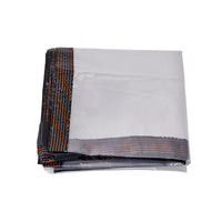 Transparent Waterproof Tarpaulin with Reinforced Edges and Grommets for Outdoor Protection