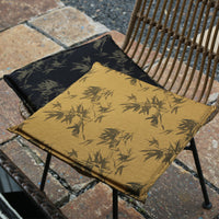 New Chinese Style Bamboo Pattern Seat Cushion for Bay Window and Garden Chairs