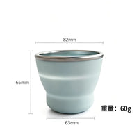 2026 New Collapsible Silicone Travel Cup - Portable & Durable Folding Water Bottle for Outdoor Use