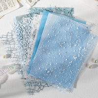 Vintage INS Style DIY Material Background Paper for Scrapbooking and Journaling - Decorative Aesthetic Paper