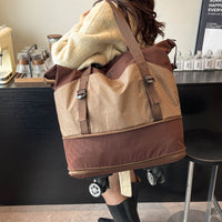 Foldable Rolling Travel Duffel Bag with Wheels - Lightweight, Large Capacity Luggage