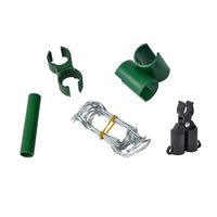 Garden Plant Climbing Trellis Connectors and Clips for Support Stakes and Wires