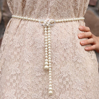 Korean Style Pearl Waist Chain Belt for Dresses and Skirts