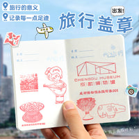 Travel Journal Notebook for Tickets and Mementos, A5 Loose-Leaf Organizer