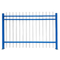 Zinc Steel Fence Panel for Schools, Residential Areas, and Villas - Customizable Height