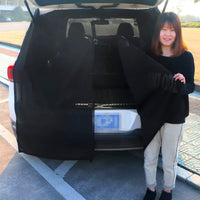 Car Rear Door Window Screen for SUV Trunk Ventilation and Insect Protection