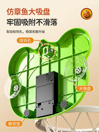 Kids Indoor Foldable Wall-Mounted Basketball Hoop Toy Set for Boys, Punch-Free Adjustable Height Basketball Stand Gift