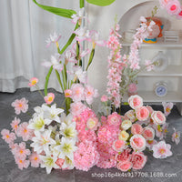 Pink Artificial Flower Arrangements for Wedding Backdrops and Event Decor
