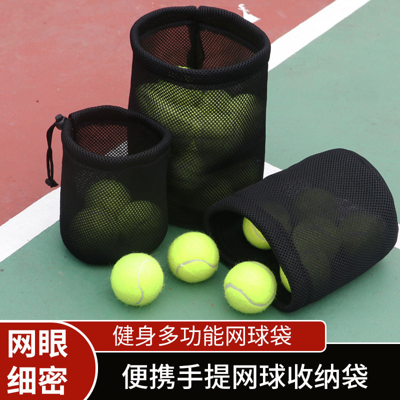 Breathable Mesh Drawstring Bag for Golf, Table Tennis, and Tennis Balls