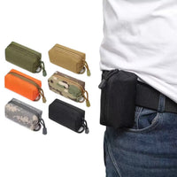 Tactical Multifunctional Keychain Pouch with Earbud Holder and Coin Purse
