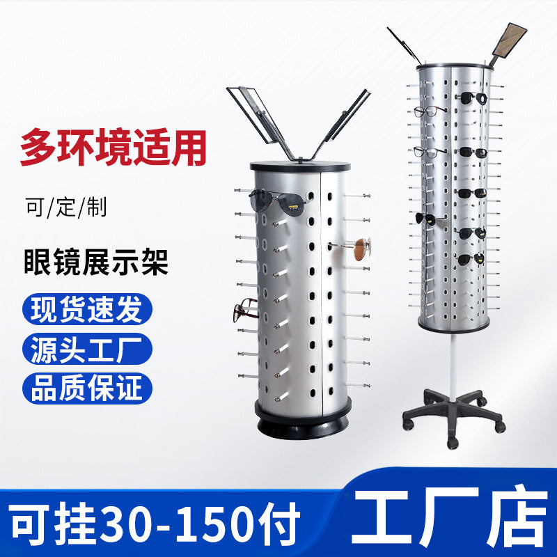Rotating Countertop Eyewear Display Stand for Sunglasses and Glasses