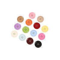 Resin Four-Hole Buttons for Sweaters Shirts Coats Windbreakers - Colorful Chinese Style Garment Accessories