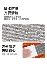 Aluminum Foil Moisture-Proof Camping Mat, Thickened Tent Ground Pad, Household Floor Mat, Dormitory Bed Damp-Proof Picnic Mat