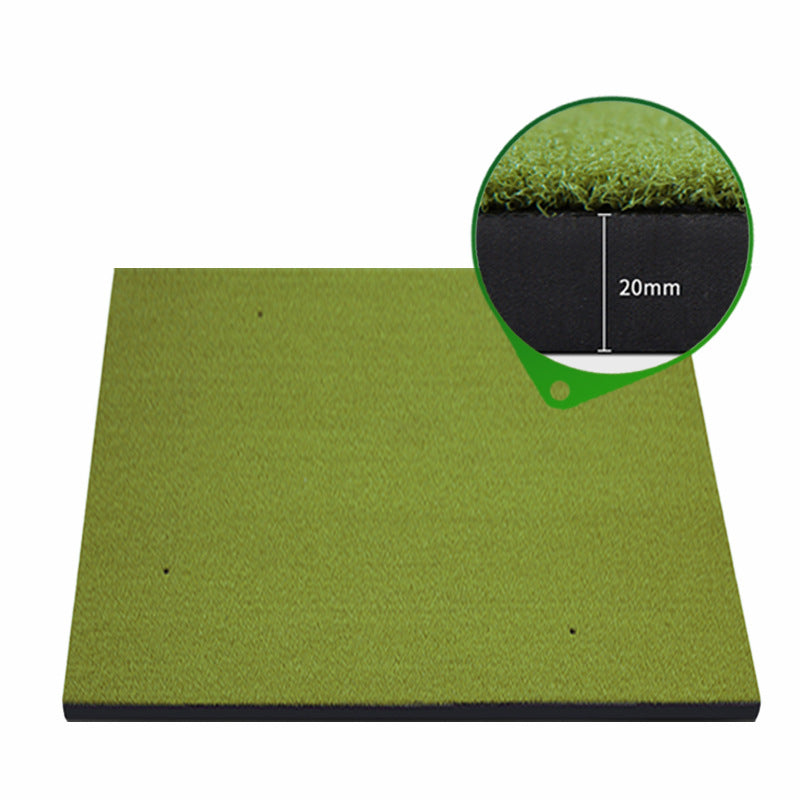 Golf Hitting Mat Dual-Color Practice Mat for Home Swing Training