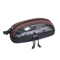 Semi-Circular Pencil Case Large Capacity Waterproof Stationery Pouch for Middle School Students