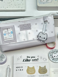 Star Pencil Case High-Value Stain-Resistant Waterproof Ins Style Student Girl Pencil Stationery Box Niche Advanced Feel