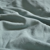 Washed Linen Blend Fabric for Summer Apparel - Wrinkled Cotton Linen Sand-Washed Material