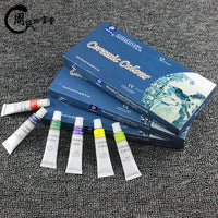 No-Bake Ceramic Paint Set for Glass and Pottery - DIY Hand-Painted Pigments