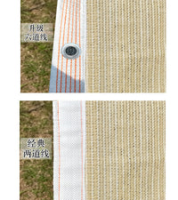 Beige Sun Shade Net for Patio, Balcony, Garden, and Greenhouse Cooling