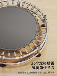 Kids Indoor Trampoline with Handlebar and Accessories