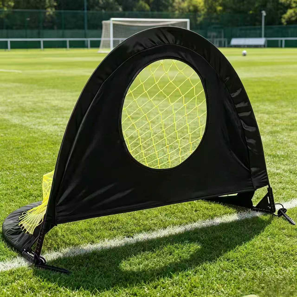Portable 2-in-1 Mini Soccer Goal for Kids' Training and Practice