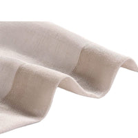 Outdoor Waterproof Blackout Linen Curtain Panel with Grommets for Patio Gazebo