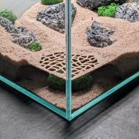 Aquarium Fish Tank Landscaping Decoration, Viewing Cave for Fish and Shrimp Shelter, Breeding Tank Ornament