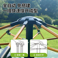Automatic Pop-Up Double Layer Camping Tent for 2-3 People, Waterproof UV Protection Portable Outdoor Shelter