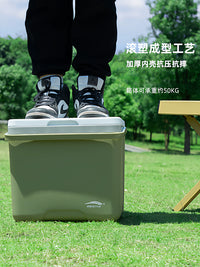 Portable Insulated Cooler Box for Camping, Commercial Use, and Car Travel - Keeps Food Fresh