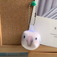 Cute Parrot Plush Keychain Bag Charm