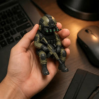 Miniature Tactical Special Forces Soldier Figurine Desktop Ornament